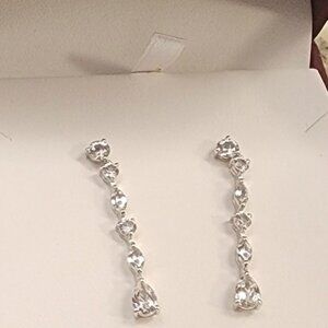 White Sapphire earrings